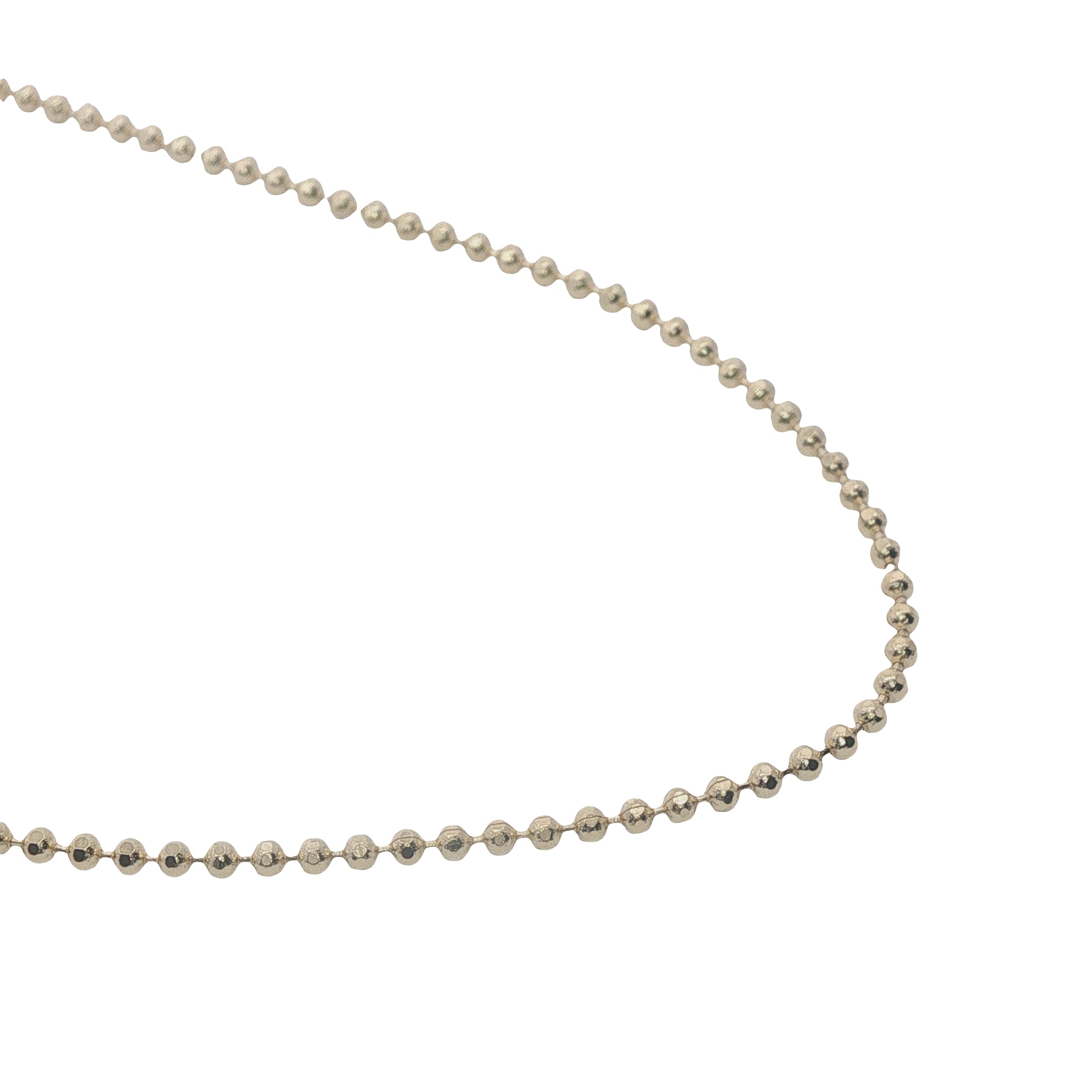 Collier doré mini boules facettées
