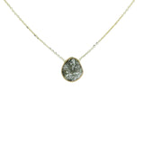 Collier slice organic diamond