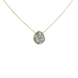 Collier slice organic diamond