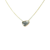 Collier slice organic diamond ras de cou