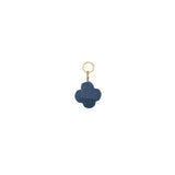 Charms doré trèfle lapis lazuli 12 mm