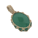 Charms Johri Bazaar M onyx verte et fil doré