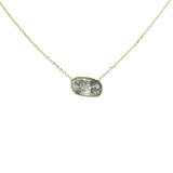 Collier slice organic diamond
