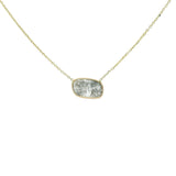 Collier slice organic diamond