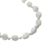 Collier doré avec perles en nacre  75 cm
