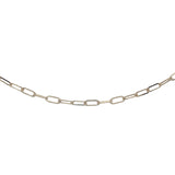 Collier doré fine maille rectangle