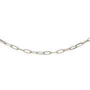 Collier doré fine maille rectangle