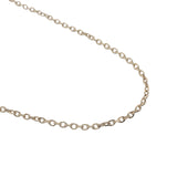 Collier doré maille forçat 38 cm