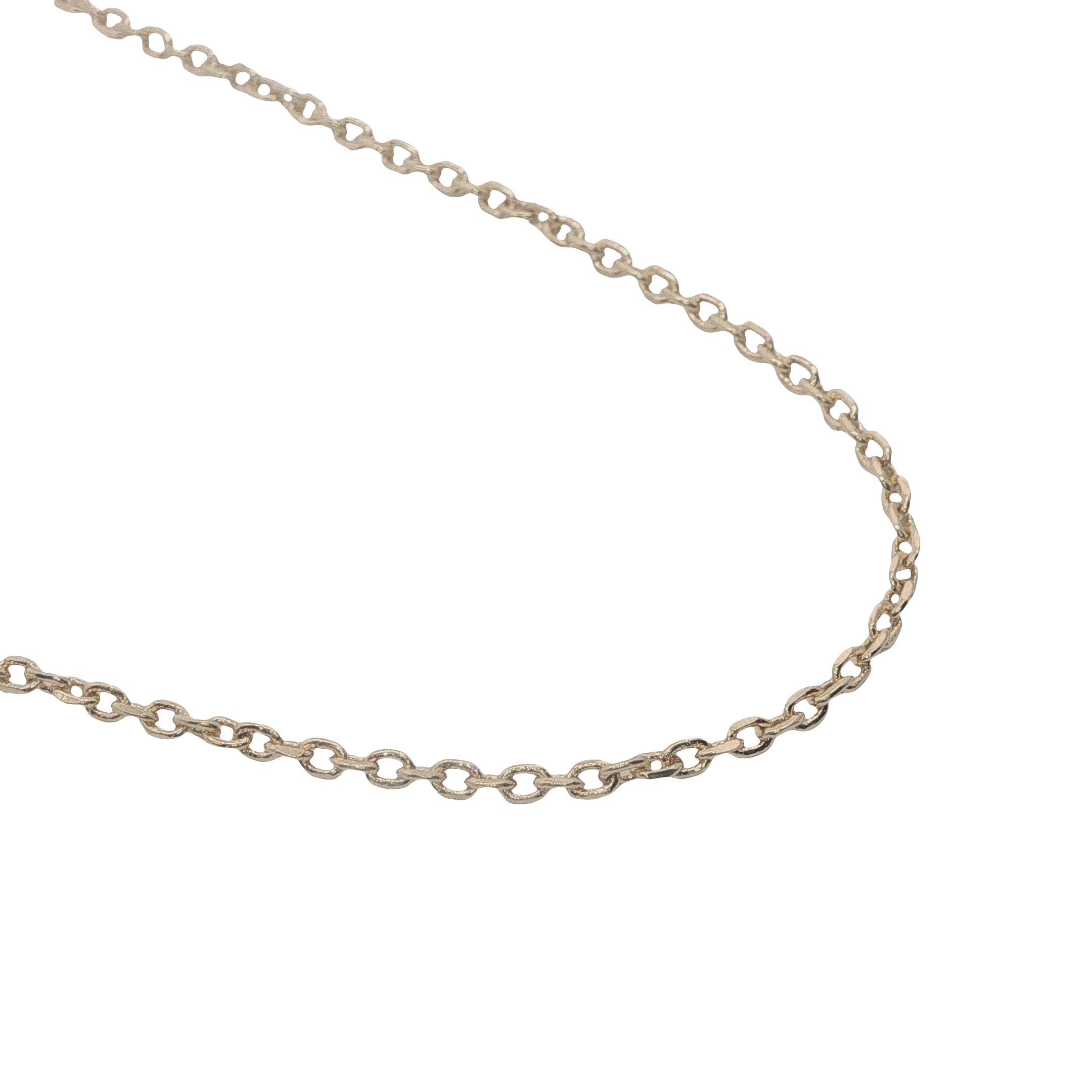 Collier doré maille forçat 38 cm