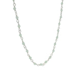 Santa Maria Necklace in 925 Silver and Prehnite