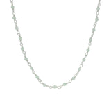Santa Maria Necklace in 925 Silver and Prehnite