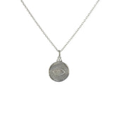 Luckyteam bijoux femme argent 925 collier oeil