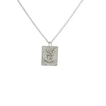 Luckyteam bijoux femme argent 925 collier fer à cheval et trèfle zircon blanc