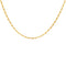 Collier doré figaro alternée 2 faces - 38CM