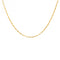 Collier doré figaro alternée - 38CM