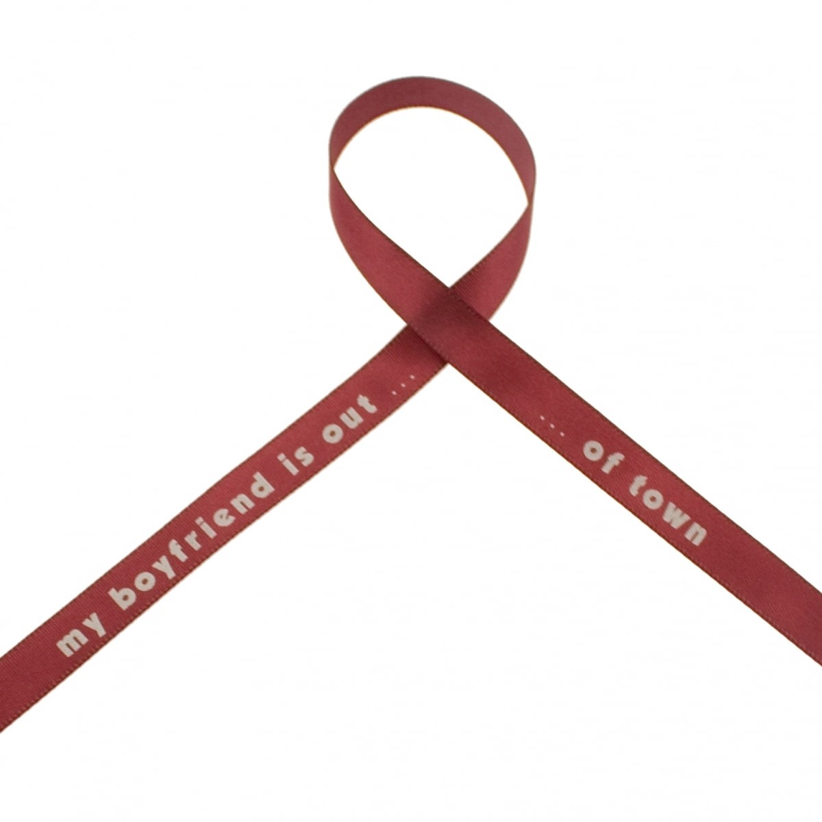 my boyfriend is out of town - Bracelet Satin