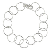 Bracelet argent maille ronde
