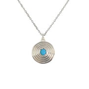 Collier argent 925 et turquoise