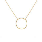 Collier anneau doré