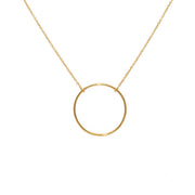 Collier anneau doré