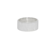 Bague striée en argent 925 - Bagues