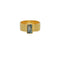 Bague dorée et pierre - 50 / LABRADORITE