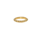 Bague anneau doré à l’or fin 8k - Bagues