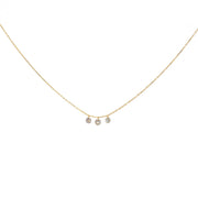 Collier or et diamants