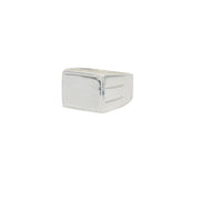 Chevalière carrée en argent 925