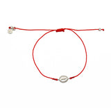 Bracelet tressé coloré sainte marie argent 925