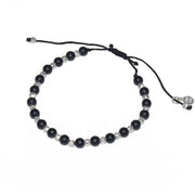 Bracelet perles agathe et argent 925