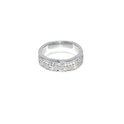 Bague anneau martelé en argent 925 - Bagues
