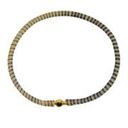 Bracelet MALI doré et onyx noire