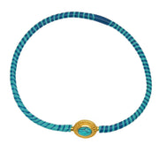 Bracelet MALI doré et turquoise