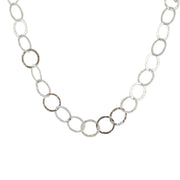 Collier argent maille ronde - 38CM