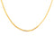 Collier doré maille marine 6 faces - 38CM