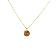 Collier doré médaille LOVE & Infini - Colliers