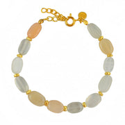 Bracelet doré et trio de pierres - Bracelets