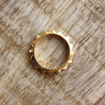 Bague anneau doré à l’or fin 8k - Bagues
