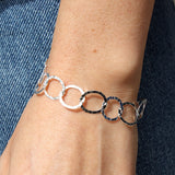 Bracelet argent maille ronde