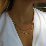 Collier doré maille égyptienne